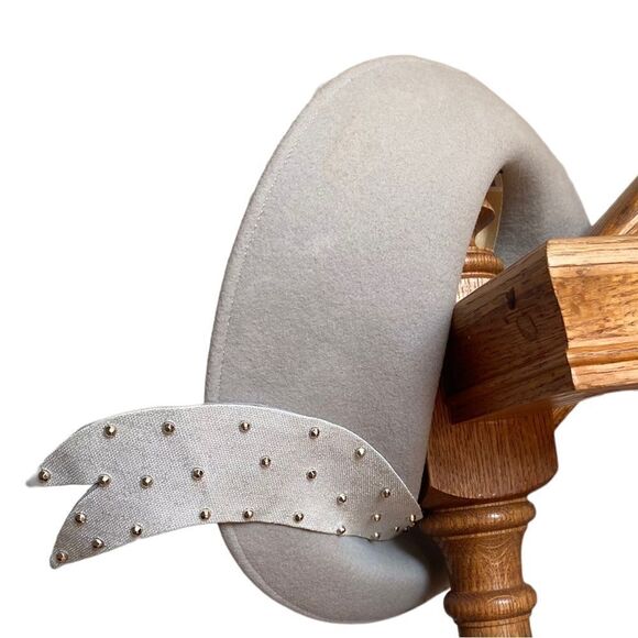 Mr. John Embellished Vintage Gray Wool Hat - Picture 3 of 5